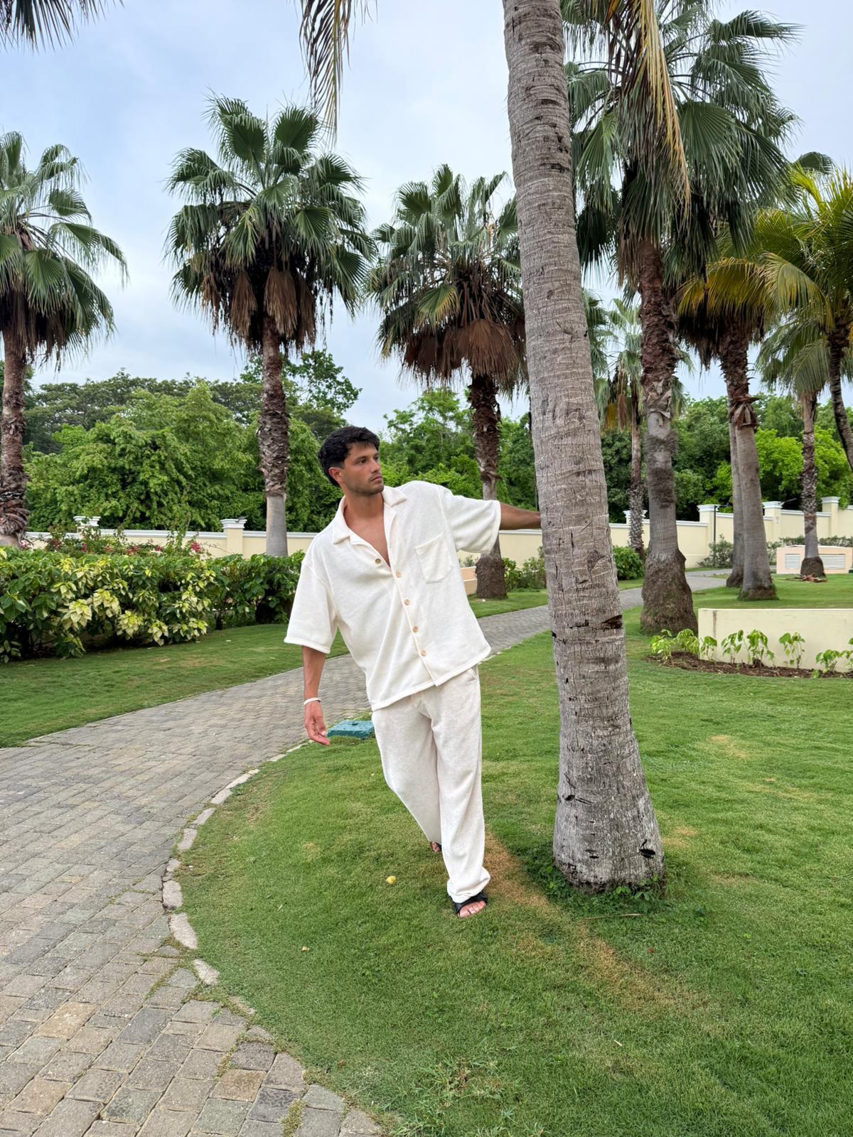 Pant chenille Crem - Imagen 3